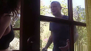 Gardener anal fucks teen 18+ in her home
