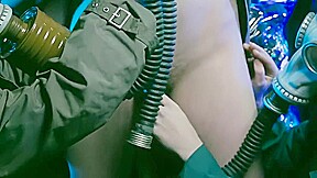 Gas mask pussy smellin