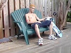 Gay Asian Twink Derek Rei Beating Off