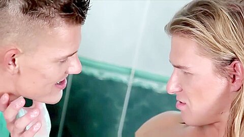 Gay Fuck Under the Shower
