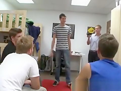 Gay student 18+ fraternity blowjob fest