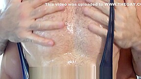 GayRoom Sloppy big dick MASSAGE ASS POUNDING