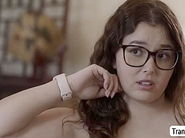 Geek teen 18+ Fucked By Bff Gf With Leana Lovings