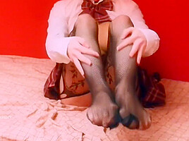 Gentle Masturbation After School In Uniform Girl Pussy Touch Massage Tiny teen 18+ Amateur