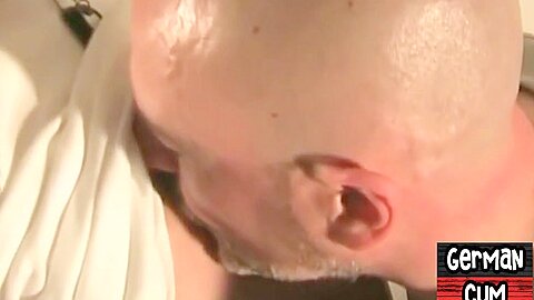 German DILF having oral and threeway sex with jocks