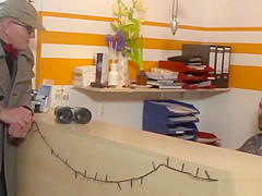 German Milf cheating at the mechanic