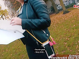 German amateur blonde chubby teen 18+ at public pick up EroCom Date Sexdate POV