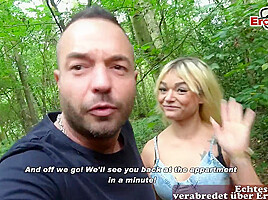 German amateur teen 18+ Slut meet for real sexdate with surprise creampie