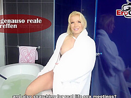German redhead amateur milf next door try first time casting
