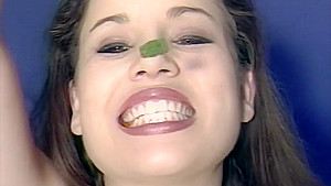 Giantess crushing and eating gummy bears, POV close up