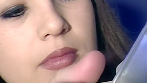 Giantess crushing and eating gummy bears, POV close up
