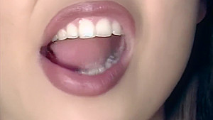 Giantess crushing and eating gummy bears, POV close up