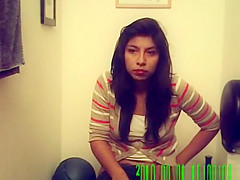 Girl caught by taking a piss