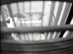 Girl spied through the blinds masturbating in full bath