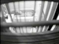Girl spied through the blinds masturbating in full bath