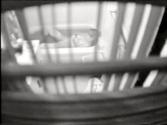 Girl spied through the blinds masturbating in full bath