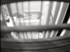 Girl spied through the blinds masturbating in full bath
