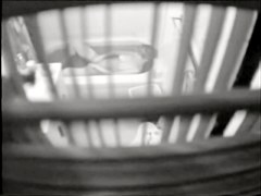 Girl spied through the blinds masturbating in full bath