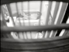 Girl spied through the blinds masturbating in full bath
