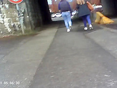 Girls hit sexy public,