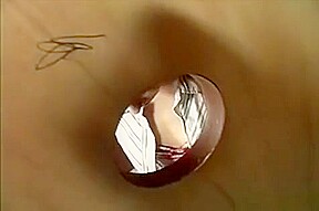 Glory Hole Blowjob Action With Nasty Brunette Babe