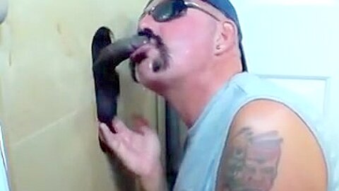 Gloryhole 1St Time Chocolate Cums For One As Well As The Other HOles