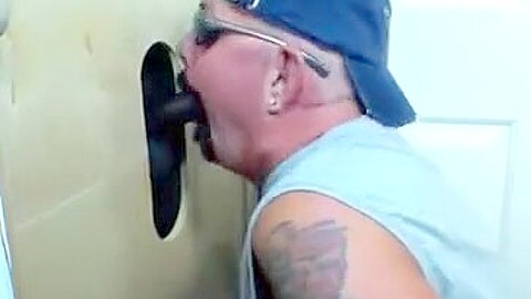 Gloryhole 1St Time Chocolate Cums For One As Well As The Other HOles