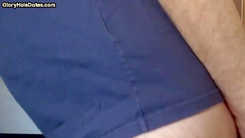 Gloryhole BJ DILF fucked in homemade closeup private video
