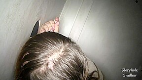 GloryholeSwallow - Tina's 1st Visit