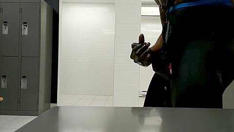 Goiing wild in public shower