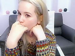 Gorgeous Bruentte teen 18+ With Big Boobs And Toys 03