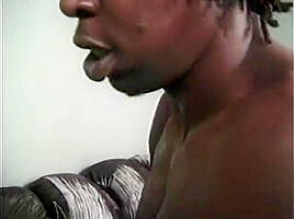 Gorgeous Mulatto Bitch Rides Dark Skinned Studs Huge Dick Then Gets Facial