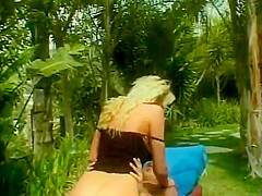 Gorgeous Well Shaped Desired Lovely Blonde Filled To The Hilt
