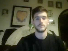 Gorgeous boy with huge cock cums on cam