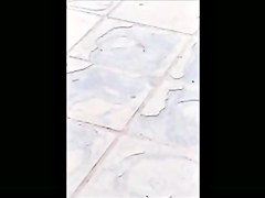 Gostosa esperando onibus do Fragata em Pelotas