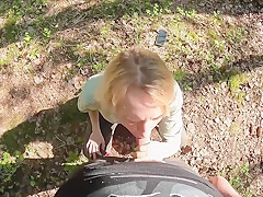 Got Hungry While Hiking, So I Decided To Drink His Cum