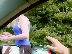 Grace rides with a stranger and fucks