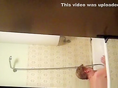 Granny in Shower