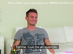 Guy Shows His Big Dick To Horny Milf