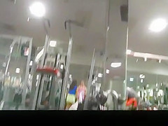 Guy at gym secretly films milf exercising