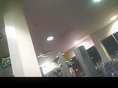 Guy at gym secretly films milf exercising
