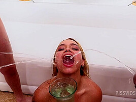 HANNAH JONES  full DAP  deep balls anal  6 on 1+ Pissing  LTP174 - PissVids