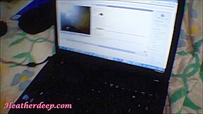 HD Heather Deep gets throatpie creamthroat while webcamimg