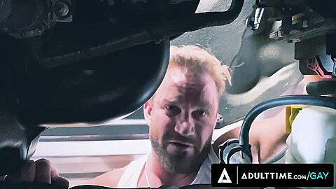 HETEROFLEXIBLE - Hunk Step daddy Greg Dickson Bareback Fucks His Stuck Roommate Bruce Jones' Perfect Ass
