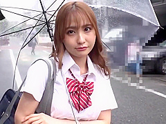 Hairy College Girl Sex After Picked Up From Street For Japanese Hot Massage