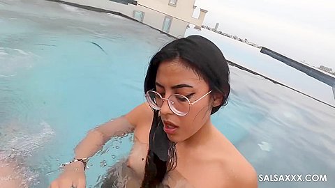 Hairy Latina Plays Wet - Krista Reyes