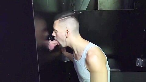 Hairy Step daddy barebacked after sloppy glory hole cocksucking