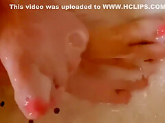 Hall Of Famers Fiance Playing With Cum Juices On Her Feet