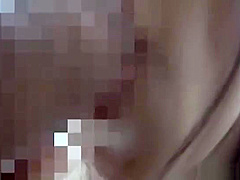 Hand work end for Saitou Miyus filthy cock sucking show