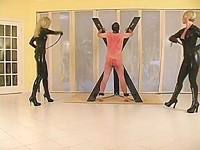 Hard Whipping by 2 mistresses